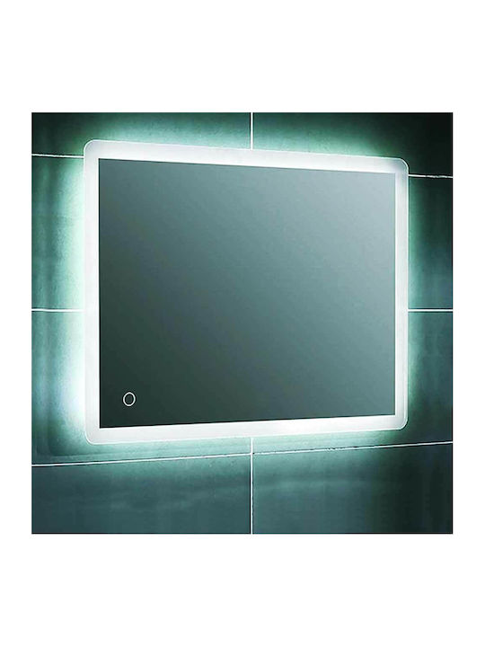 Gloria Nora Rechteckiger Badezimmerspiegel LED Berührung 50x70cm