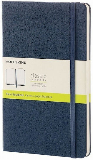 Moleskine Large Ruled Hard Classic Notebook Ruled with Elastic Green