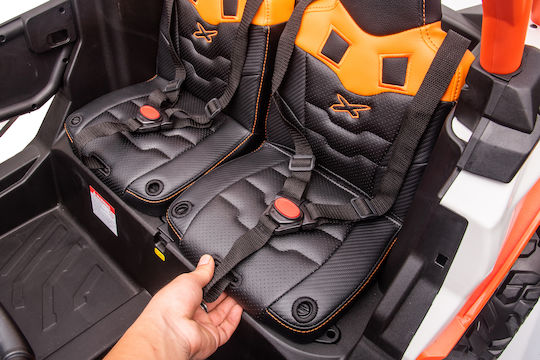 Can Am Maverick UTV Buggy Διθέσιο με Τηλεκοντρόλ Τύπου 24 Volt Πορτοκαλί