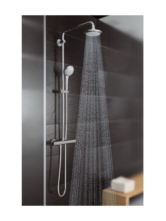 Grohe Euphoria 260 Shower Column with Bathtub Mixer 111.6cm Silver