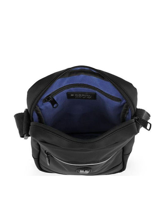 Bandolera Flash Geantă pentru bărbați De umăr / tip crossbody Neagră