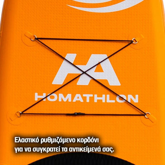 Homathlon Mykonos Φουσκωτή Σανίδα SUP με Μήκος 3.35m Πορτοκαλί
