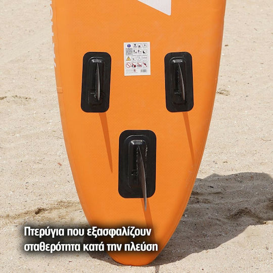Homathlon Mykonos Φουσκωτή Σανίδα SUP με Μήκος 3.35m Πορτοκαλί