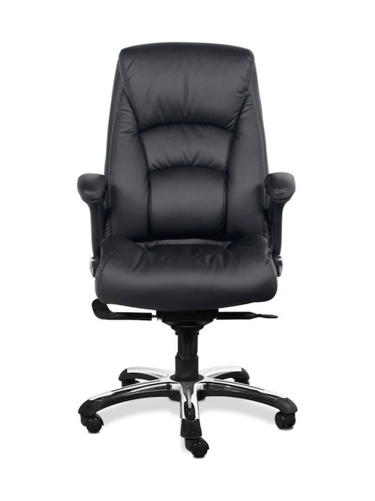 Executive Office Chair with Fixed Arms Black Economy Line