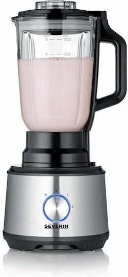 Severin KM 3892 Multifunctional Food Processor 1200W with Pot 1.5lt and Jug Blender Silver