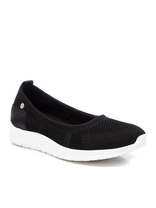 Fabric Ballerinas Black