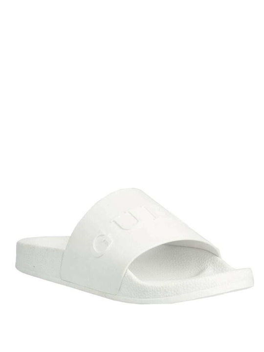 Guess Men's Slides White