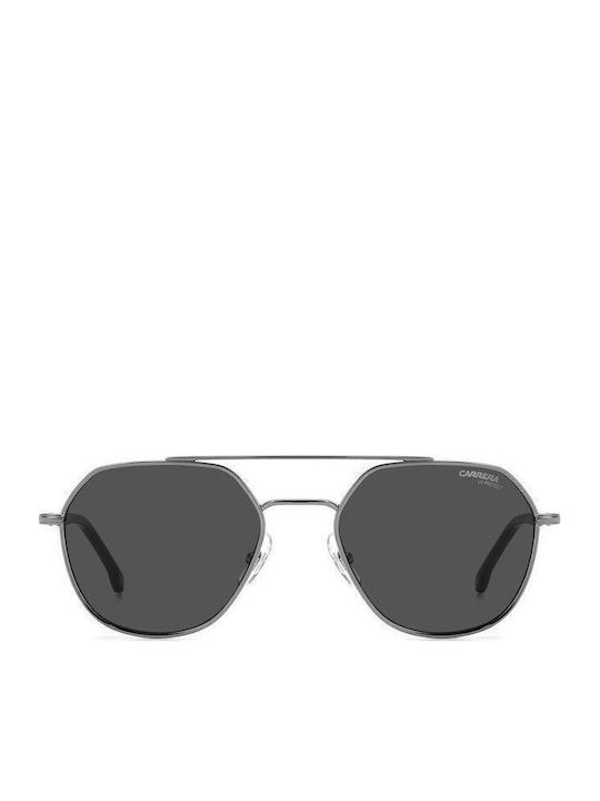 Carrera Men's Sunglasses with Grey Metallic Frame and Grey Lens 303/S KJ1/IR