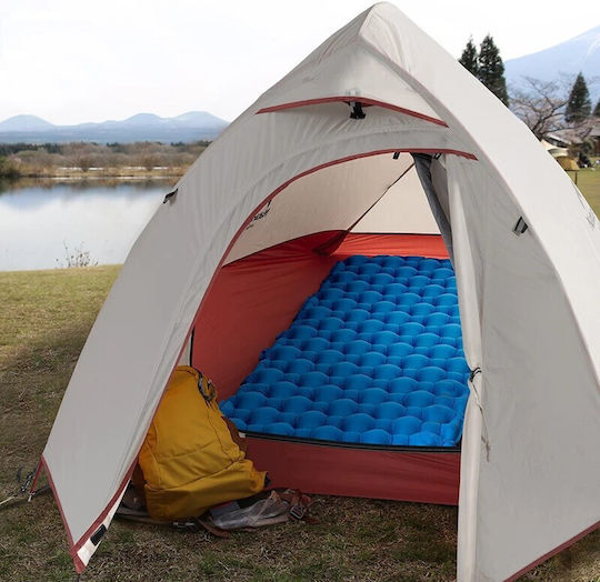 Salty Tribe Ciconians Single Camping Sleeping Mat with Pump Bag 185x55cm Thickness 5cm in Blue color