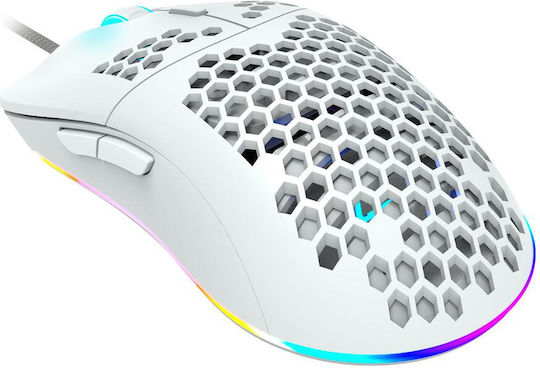 Canyon Puncher GM-11 RGB Геймърска Мишка 4200 DPI Бял