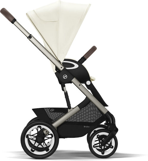 Cybex Talos S Lux Verstellbar Kinderwagen Geeignet für Neugeborene Seashell Beige 14.2kg