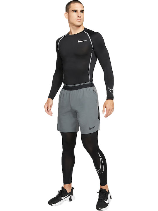 Nike Pro Dri-Fit Ανδρικό Αθλητικό Κολάν Compression Μακρύ Μαύρο