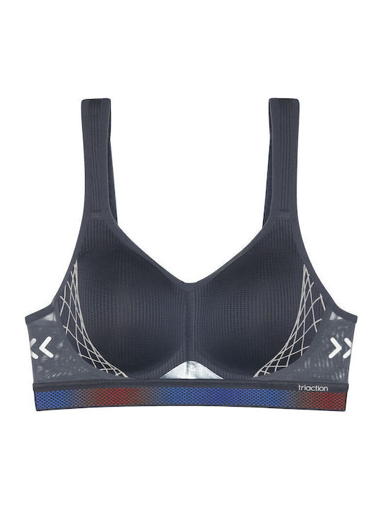 Triaction Cardio Cloud P EX Athletic Athletic Bra with Light Padding without Underwire Anthracite
