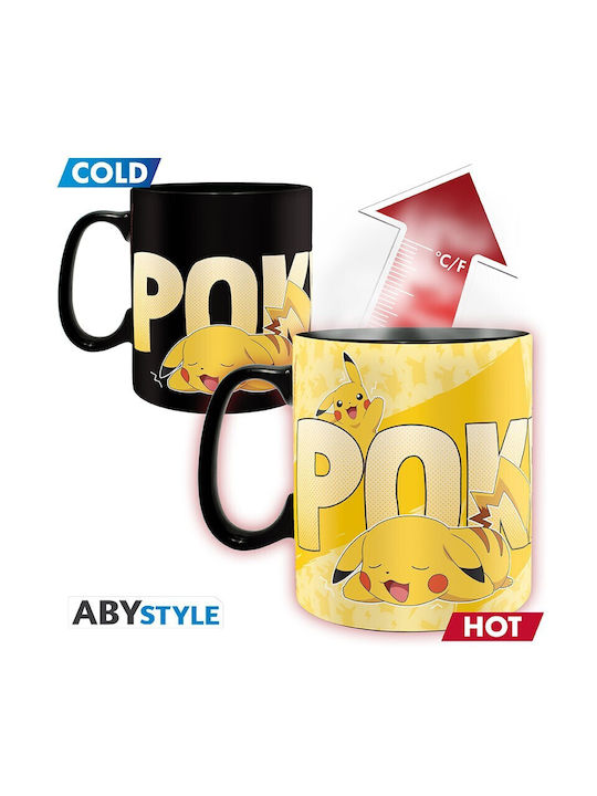 Abysse Pikachu Κούπα Κεραμική Πολύχρωμη 3τμχ
