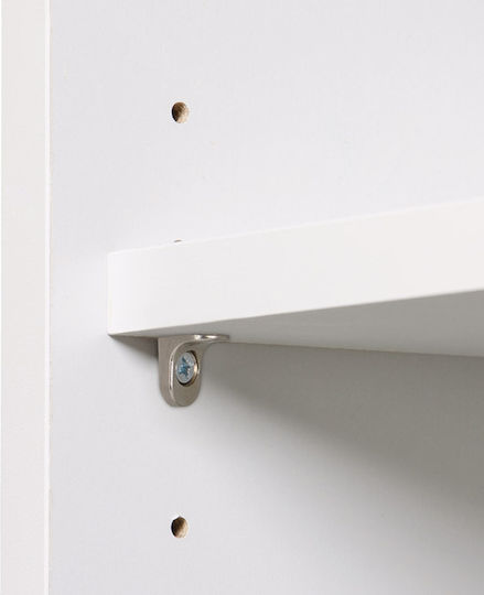ArteLibre Στήριγμα Ραφιού από Μέταλλο Νίκελ 5x5mm 04012730