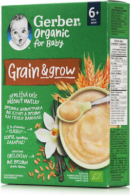 Nestle Grain & Grow Δημητριακά with Βανίλια Flavour Sugar Free 200gr for 6+ months