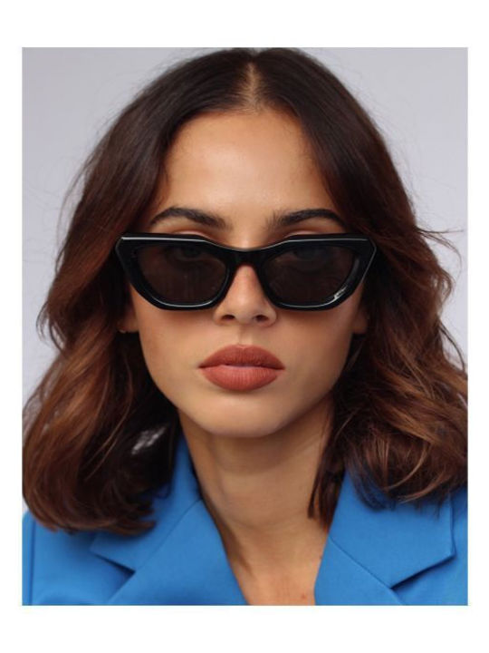 Oscar & Frank Suga Baby Women's Sunglasses with Plastic Frame Gloss Black