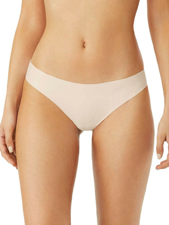 Γυναικεία Brazil 2Pack χωρίς Ραφές Μπεζ