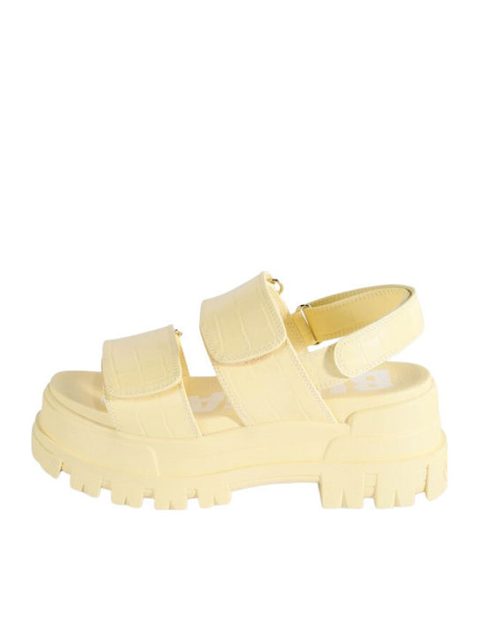 Women's Flat Sandals Sporty Croco Vanilia