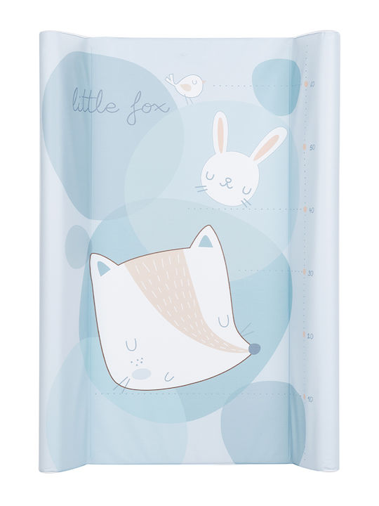 Kikka Boo Weiche Wickelauflage Little Fox aus Kunststoff Blau 70x50cm