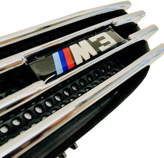 Bumper Grills Car Sideways Press Wing Side Grilles Bmw 3 E46 with Sign M3 2pc Universal BMW E46 / M3