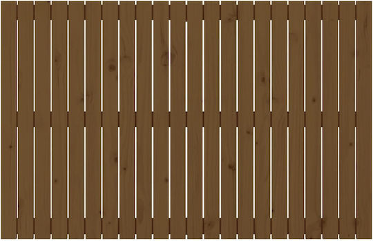 vidaXL Wooden Bed Headboard Brown 140x90cm