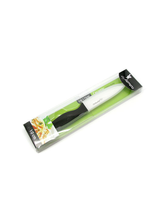 Luigi Ferrero General Use Knife from Ceramic Black 10cm