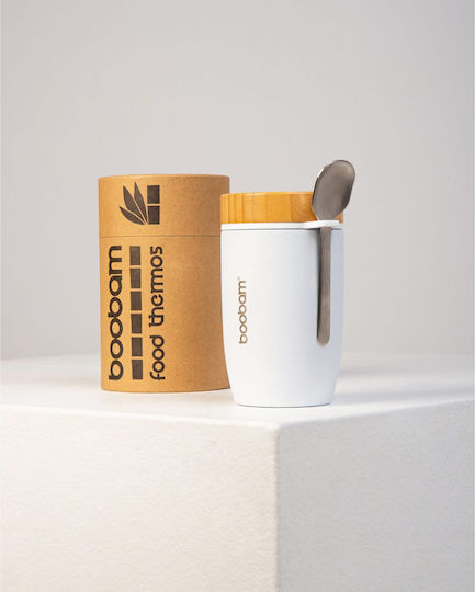 Boobam Lunchbox Isolierte Lunchbox Inox Weiß 500ml 1Stück