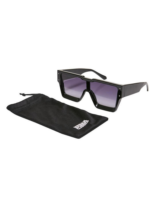 Urban Classics TB6486 Sunglasses with Black Plastic Frame and Gray Gradient Lens TB6486-00007