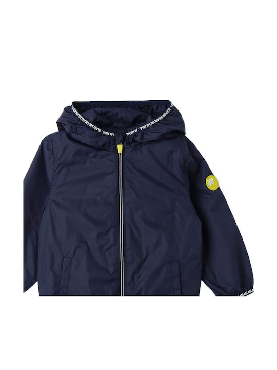 Kids' Casual Jacket Short with Hood Blue