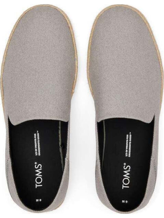 Santiago Men's Espadrilles in Gray Color