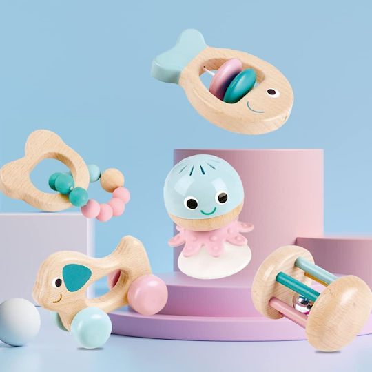Hape Baby Toy Sensory Set made of Wood for 0++ Months