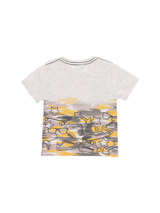 Boboli Kinder Shirt Kurzarm Gray