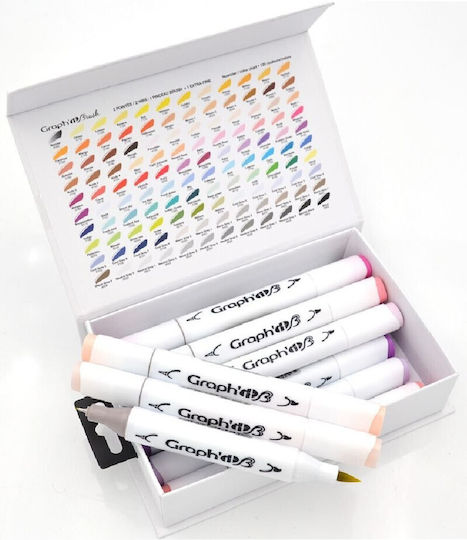 Graph' it Manga Shojo Markers Multicolour 12pcs