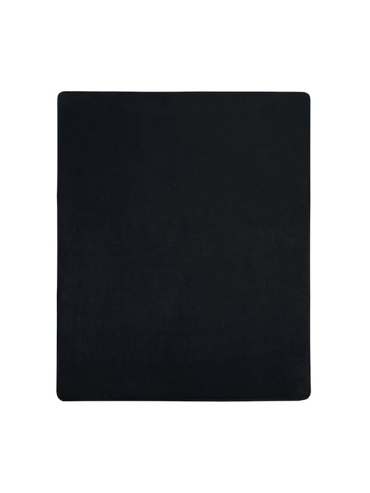 vidaXL Σεντόνι Διπλό με Λάστιχο 140x200εκ. Μαύρο