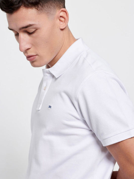Polo Short Sleeve White Blouse