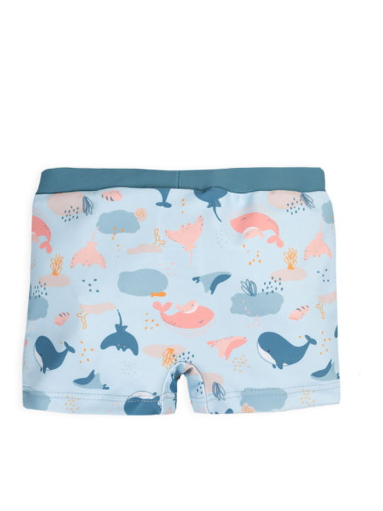 Tutto Piccolo Kinder Badeanzug Badeshorts Hellblau