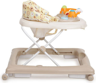 Cangaroo Eddy Baby Walker with Music for 6+ Months Beige