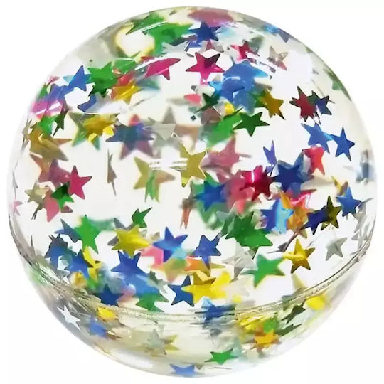 Goki Crazy Balls Rubber With Glitter Kids Crazy Ball Multicolour 4.5cm.