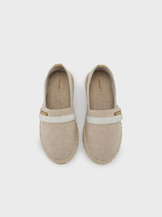 Mayoral Kids Espradrilles Slip-On Beige