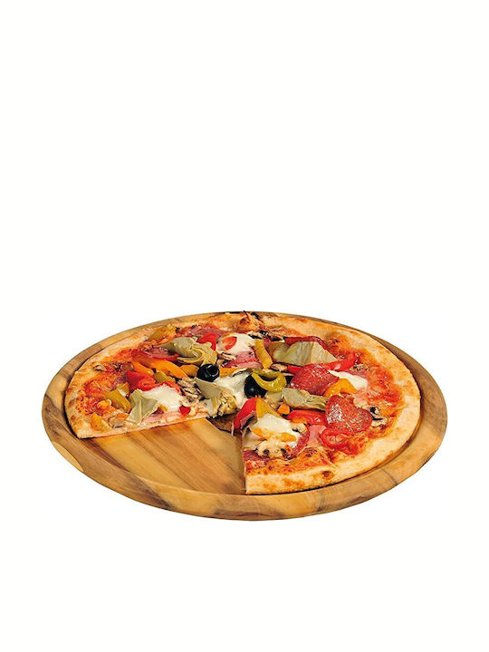 Kesper Acacia Pizza-Servierplatte Hölzernes 32x32x2cm 1Stück