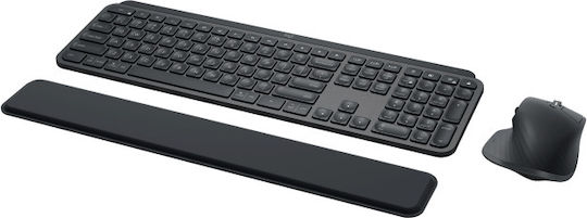 Logitech MX Keys Combo For Business Gen 2 Ασύρματο Bluetooth Σετ Πληκτρολόγιο & Ποντίκι Αγγλικό US
