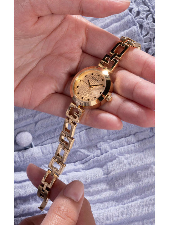 Guess Lady G Γυναικείο Ρολόι 26mm Μπαταρίας με Χρυσό Μεταλλικό Μπρασελέ