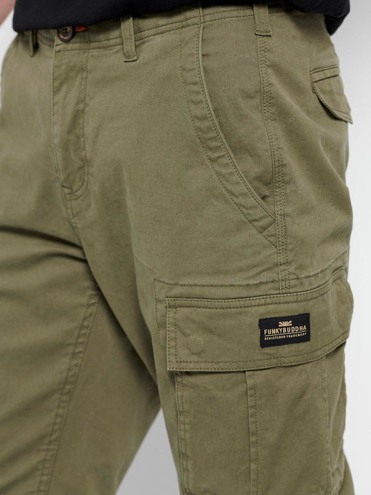 FBM007-00202 Hose Cargo Elastisch Khaki