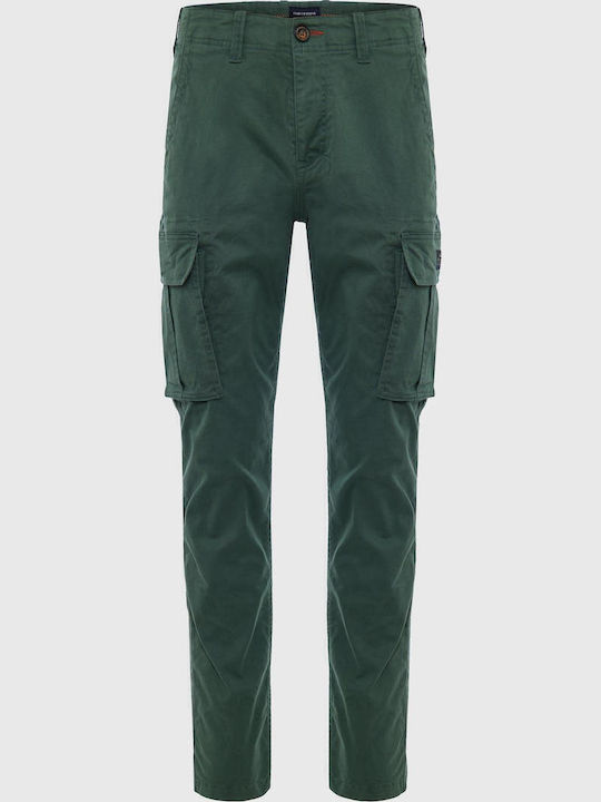 FBM007-00202 Pantaloni cu Croială Normală Verde