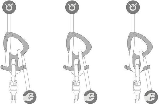 Petzl Pirana Club D005BA01 Climbing Figure Eight Black