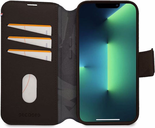 Decoded Detachable 2in1 Wallet Δερμάτινο 1mm Καφέ (iPhone 14 Pro)