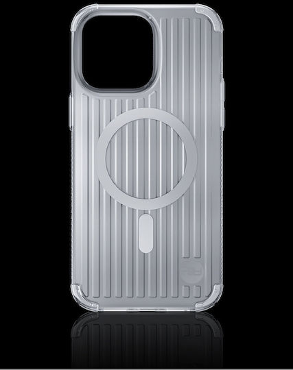 Kingxbar Go Out Back Cover Σιλικόνης Silver (iPhone 14 Plus)