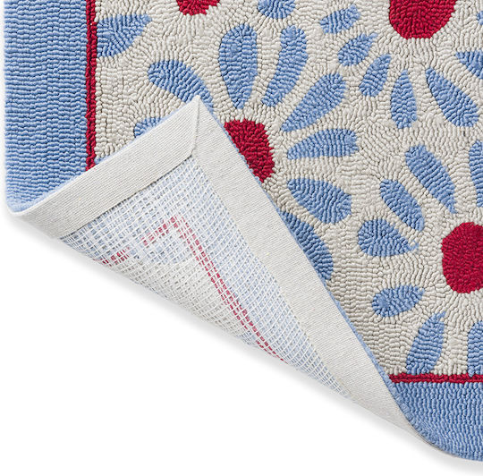 Laura Ashley Thorncliff Daisy Covor De exterior Rectangular Sky Blue