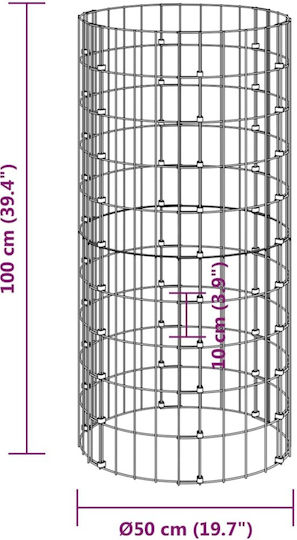 3115942 Metallic Open Type Composter Ø50x100
